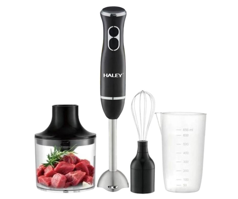HALEY BPA-Free Electric Hand Blender Single Immersion Protein Shaker Smoothie Blender Multifunctional for Household Use