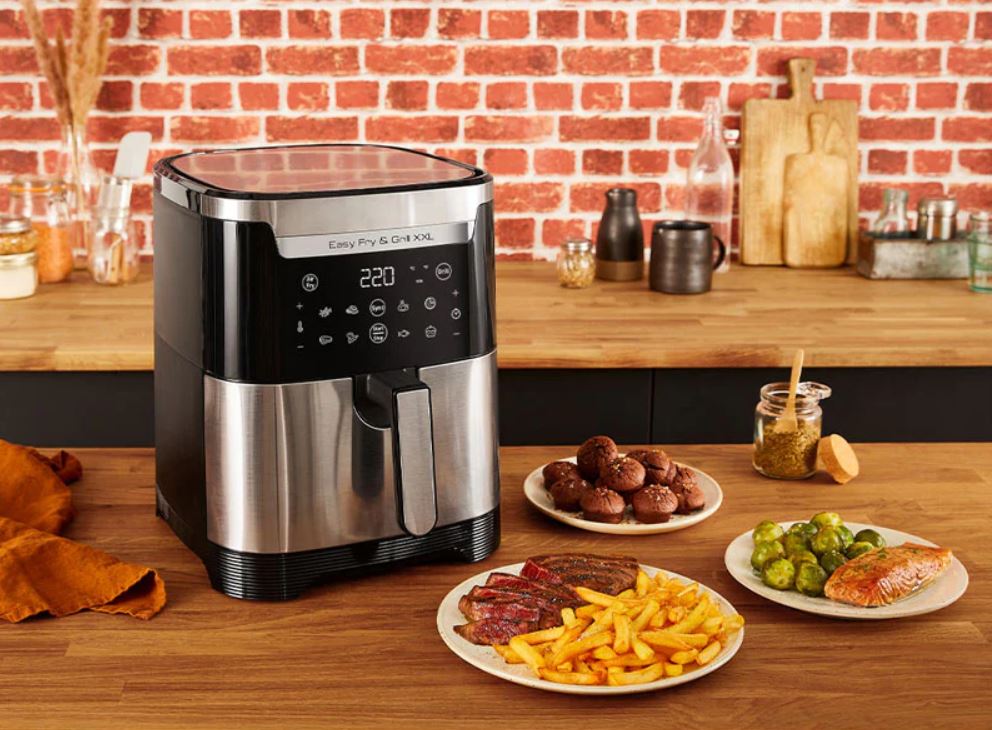 Tefal, Easy Fry Xxl 6.5L Stainless Steel, With Flexizone, 1830 W