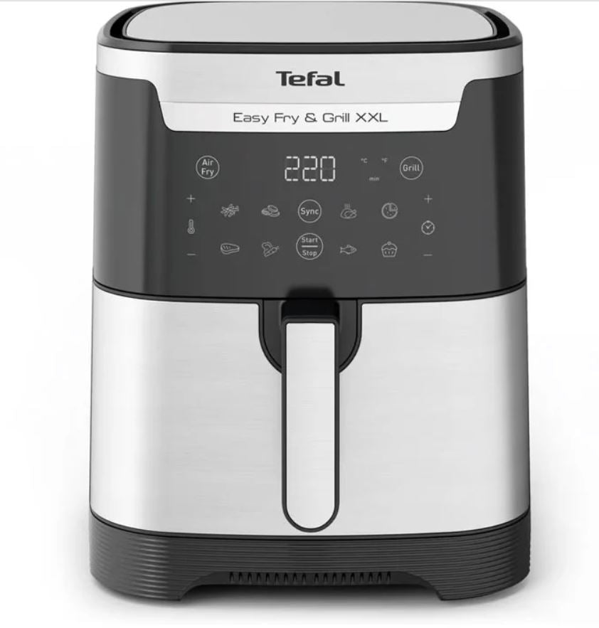 Tefal, Easy Fry Xxl 6.5L Stainless Steel, With Flexizone, 1830 W