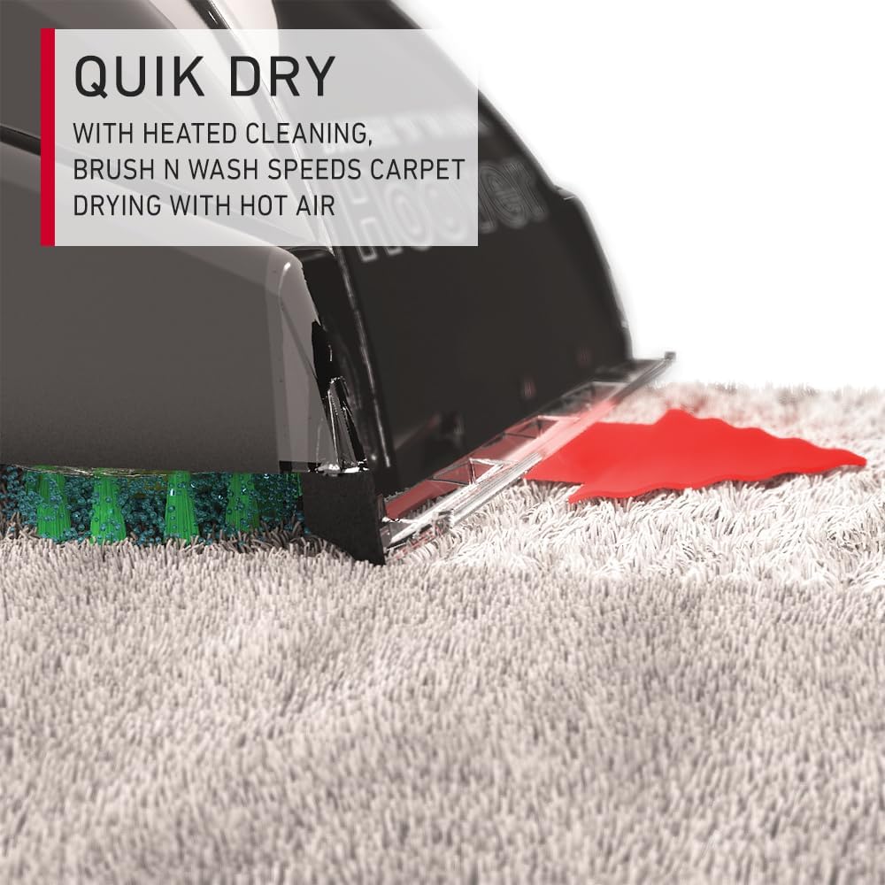 Hoover Brush N Wash Carpet and Hardfloor Washer, Grey, F5916