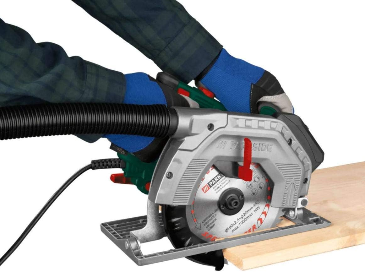 Parkside PHKS 1350 C2 Hand Circular Saw + Saw Blades Hand Circular Saw