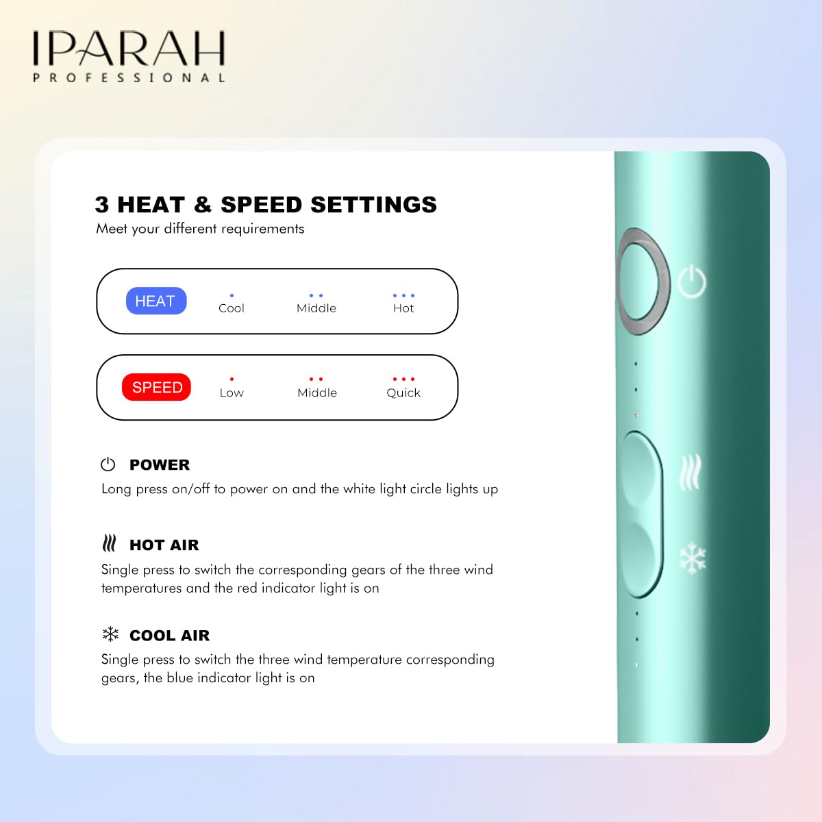 IPARAH Hair Dryer