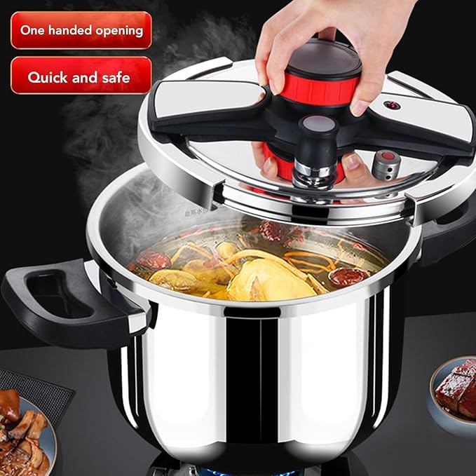 Knob Type Stainless Steel 9L Pressure Cooker