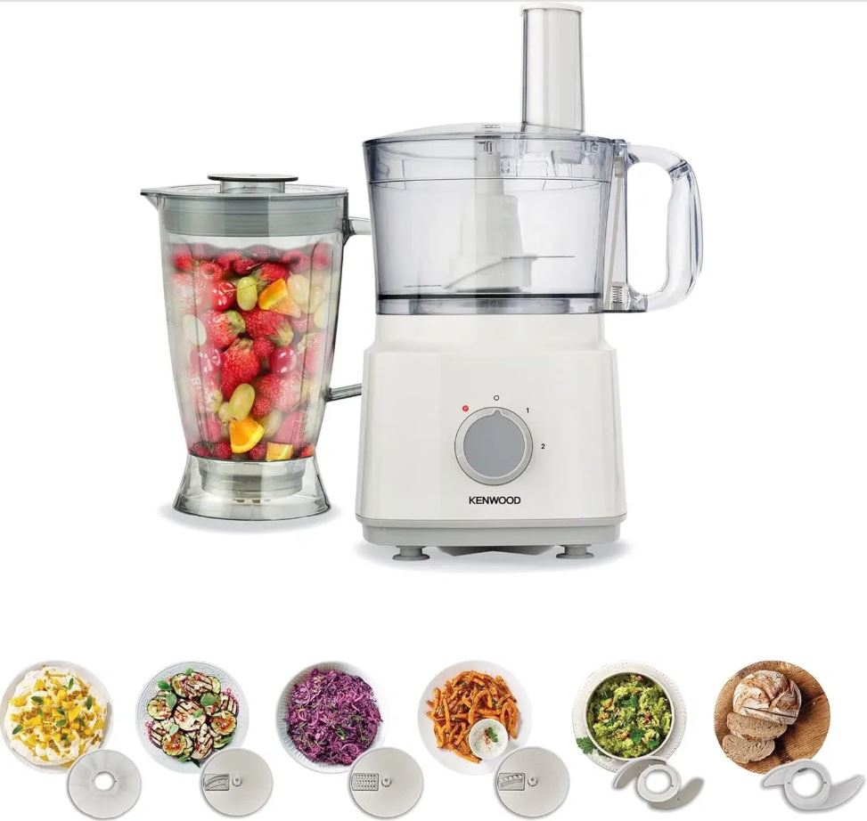 Kenwood Food Processor 750W, Multi-Functional FDP03.C0WH