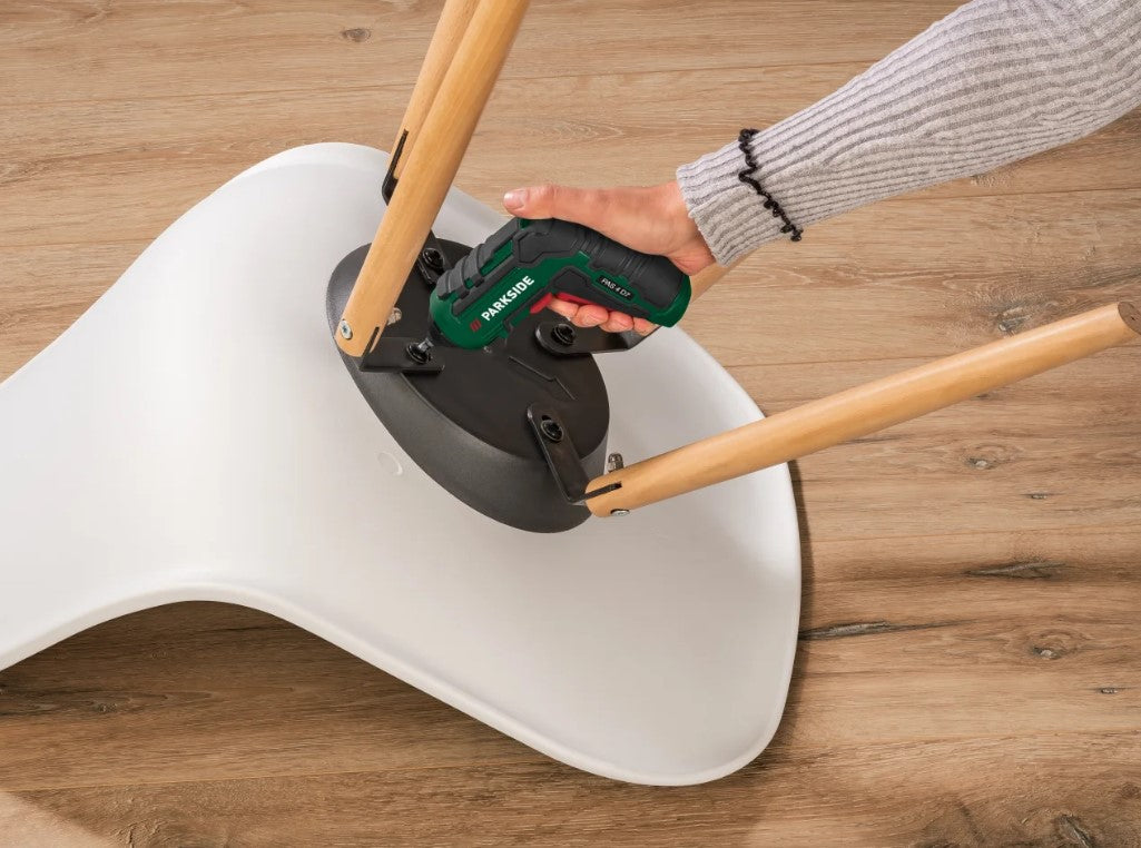 Parkside® Cordless Screwdriver PAS 4 C4 Cordless Drill Driver with 30 Bits and USB Charger