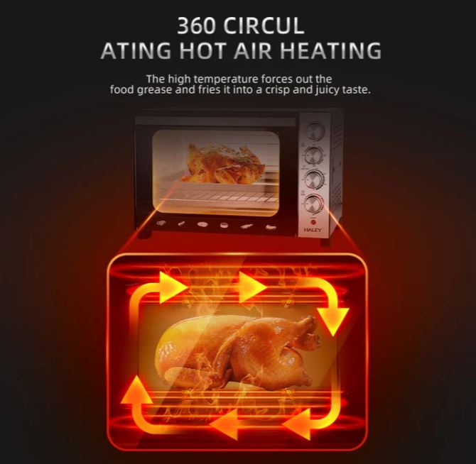 Electric Oven HALEY HY-5160, 2800W, 60L