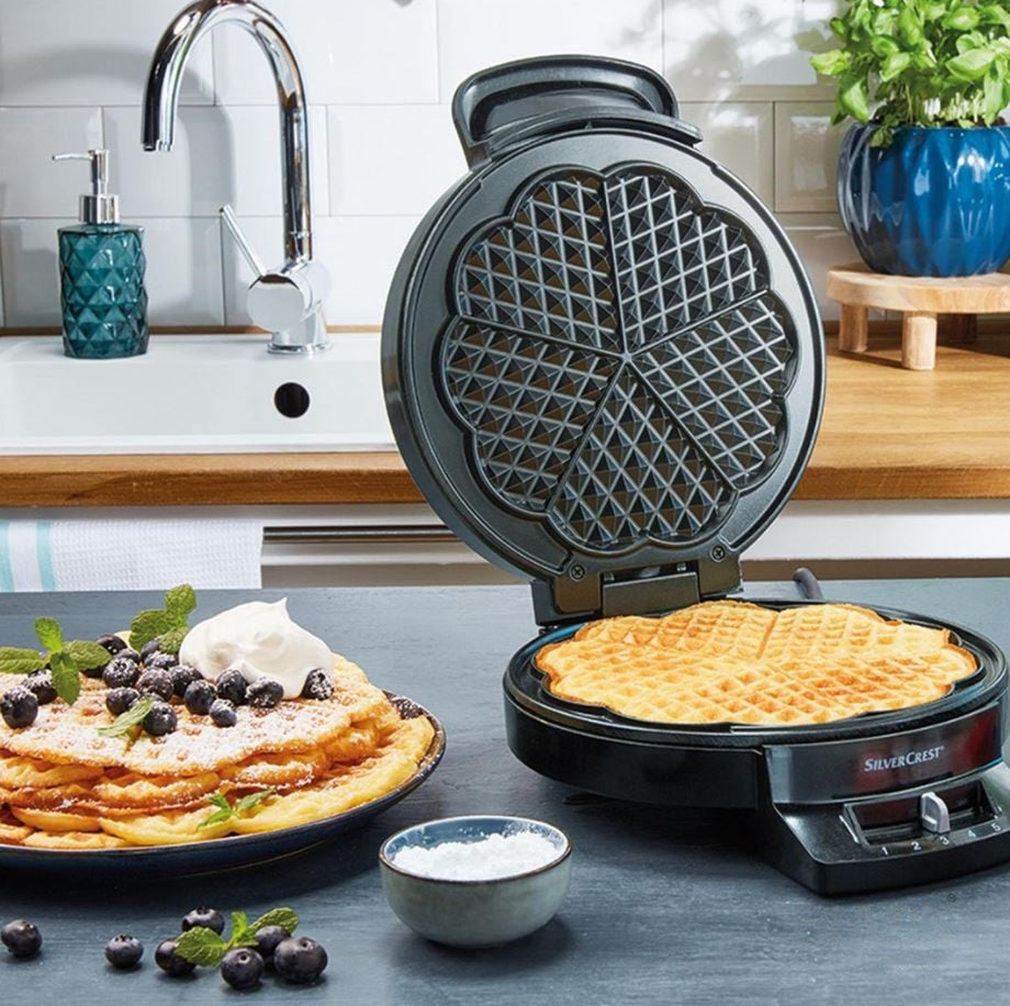 SilverCrest Waffle Maker Machine, Flower Shaped